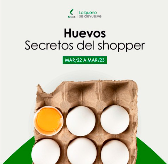 Huevos secretos del shopper TuCash Business